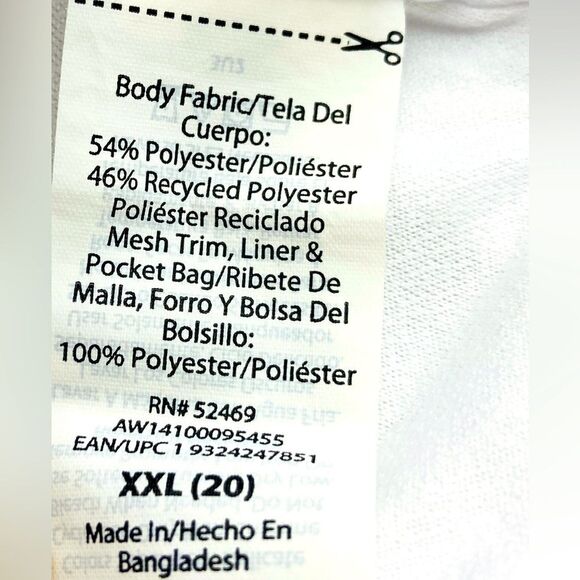 Athletic Works Women's White Shorts Size XXL(20) - Picture 6 of 7